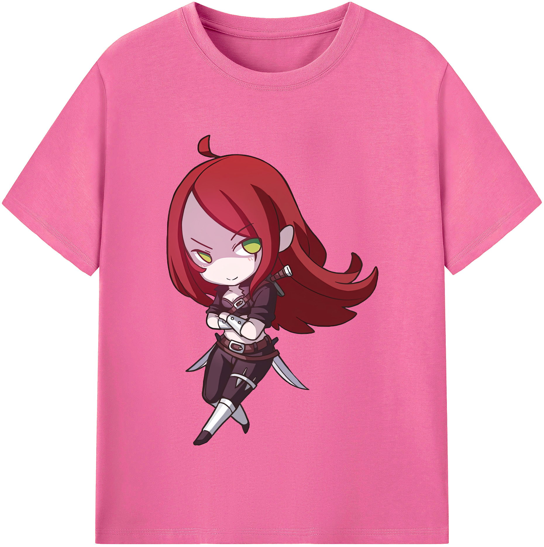 リーグ・オブ・レジェンド League of Legends LOL レディースカジュアルプリントTシャツ（綿100％）